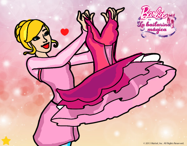 Barbie y su vestido de ballet 