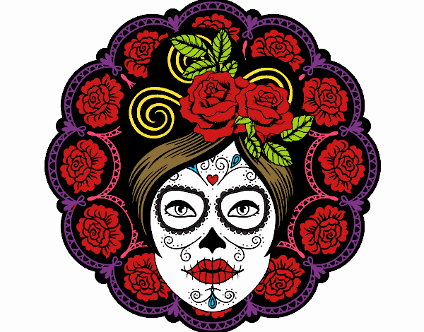 Calavera mejicana femenina