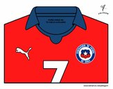 Camiseta del mundial de fútbol 2014 de Chile