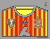 Camiseta del mundial de fútbol 2014 de España