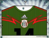 Camiseta del mundial de fútbol 2014 de México