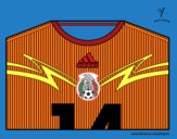 Camiseta del mundial de fútbol 2014 de México