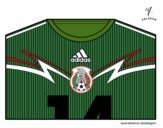 Dibujo Camiseta del mundial de fútbol 2014 de México pintado por OMARCHELO