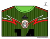 Camiseta del mundial de fútbol 2014 de México