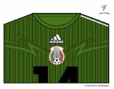 Camiseta del mundial de fútbol 2014 de México