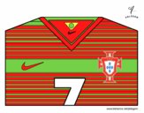 Camiseta del mundial de fútbol 2014 de Portugal