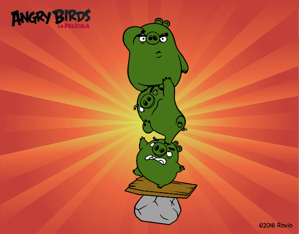 Cerdos verdes de Angry Birds