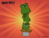 Cerdos verdes de Angry Birds