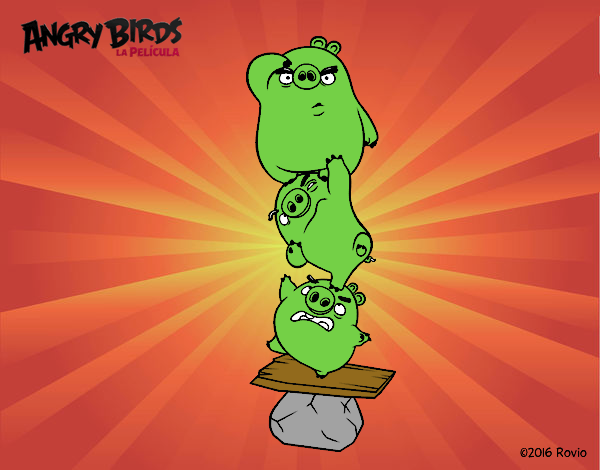 Cerdos verdes de Angry Birds