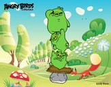 Cerdos verdes de Angry Birds