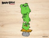 Cerdos verdes de Angry Birds