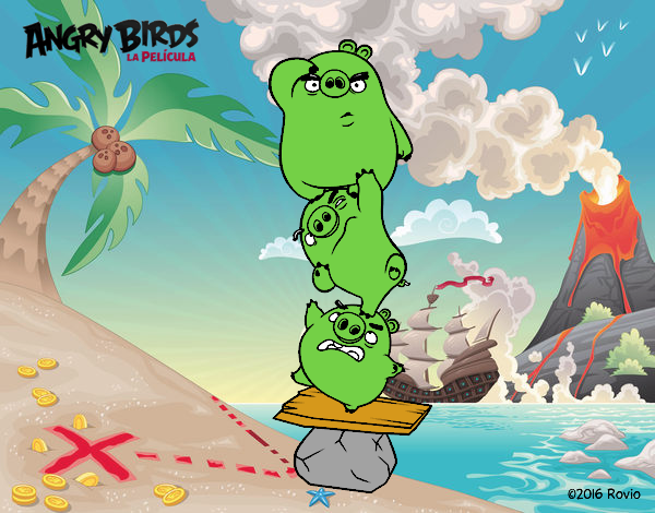 Los cerdos de Angry Birds la peli