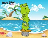 Cerdos verdes de Angry Birds