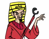 Dibujo Faraón enfadado pintado por ASHLY-