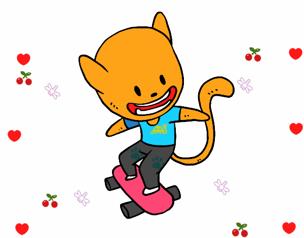 Gato skater