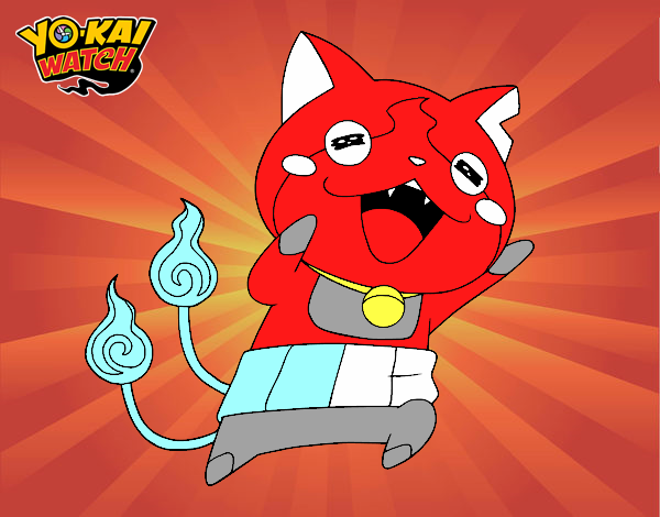 Jibanyan super feliz