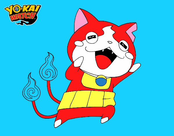 Jibanyan super feliz