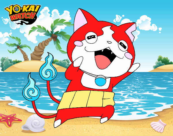 Jibanyan super feliz