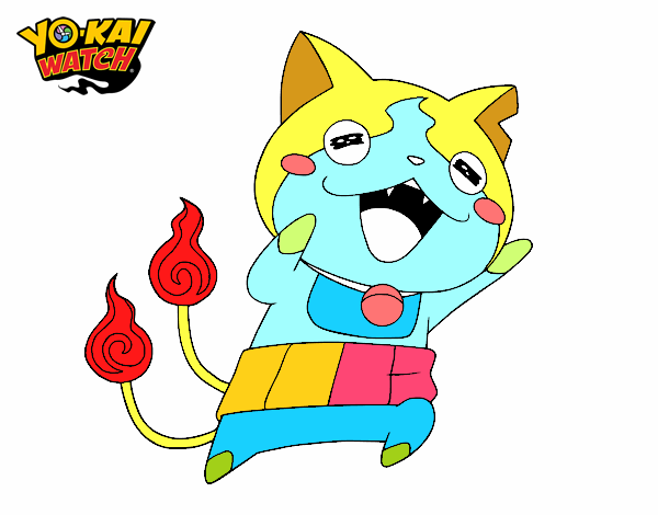 Jibanyan super feliz