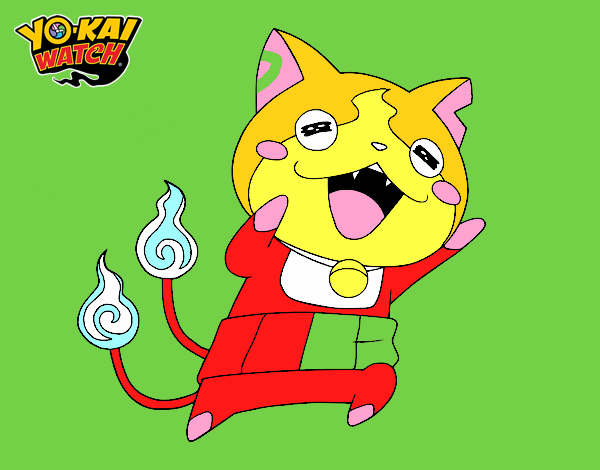 Jibanyan super feliz