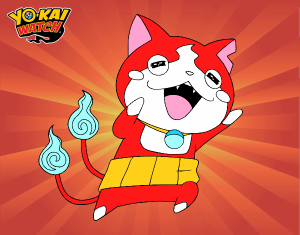 Jibanyan super feliz