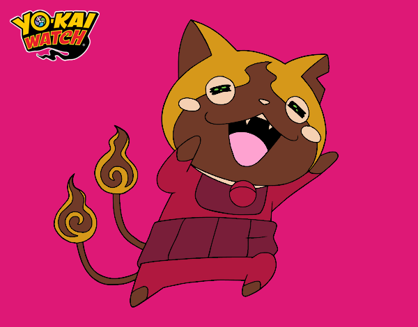 Jibanyan super feliz