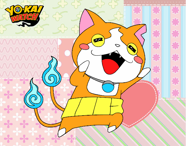 Jibanyan super feliz