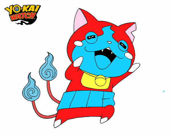 Jibanyan super feliz