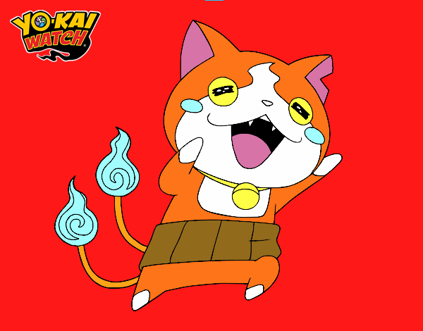 Jibanyan super feliz