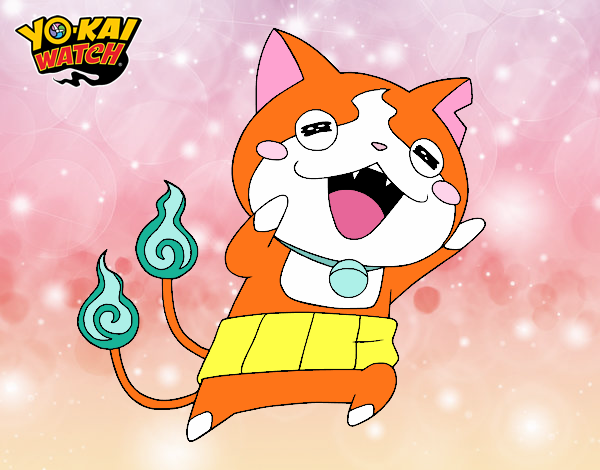 Jibanyan super feliz