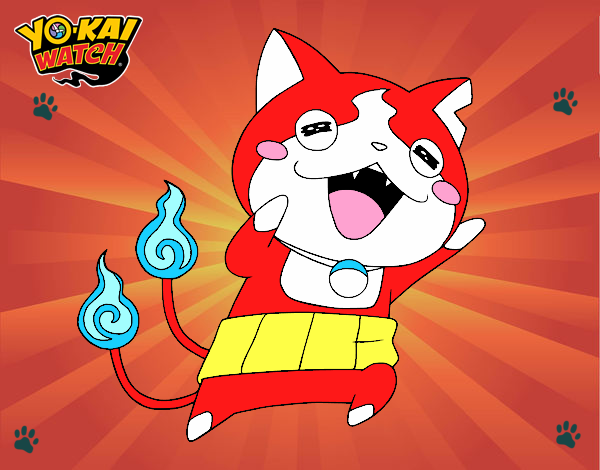 Jibanyan super feliz