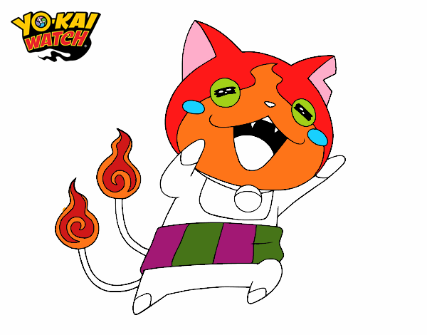 Jibanyan super feliz