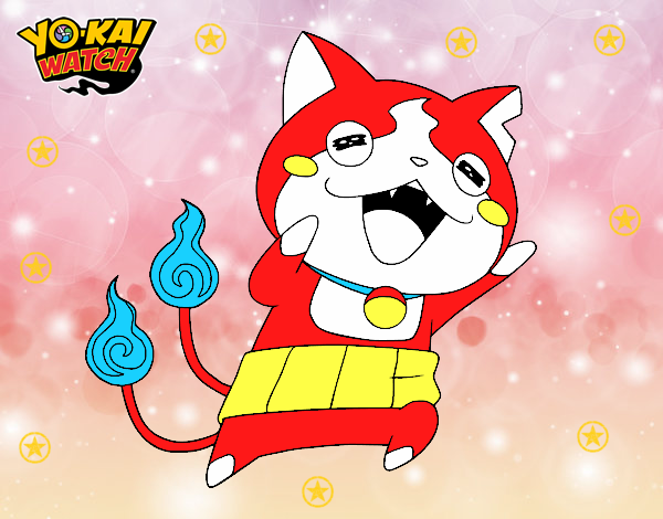 Jibanyan super feliz