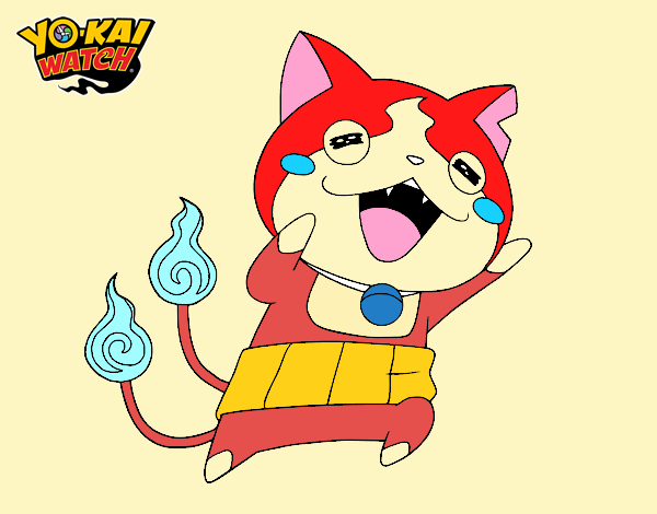 Jibanyan super feliz