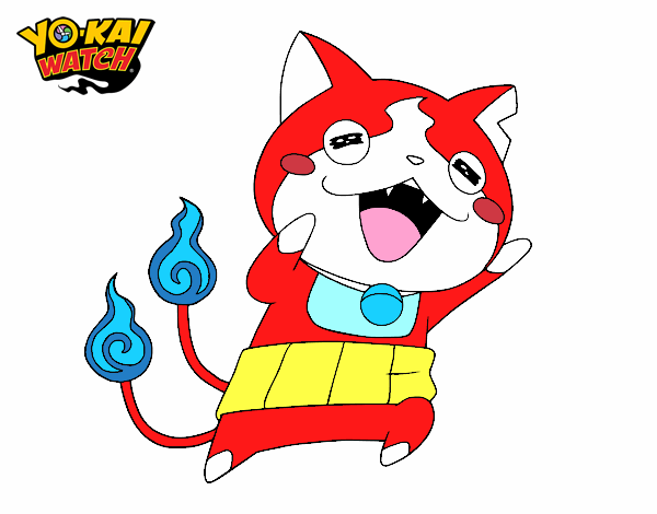 Jibanyan super feliz