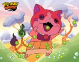 Jibanyan super feliz