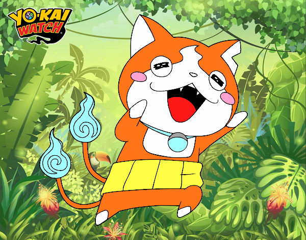 Jibanyan super feliz