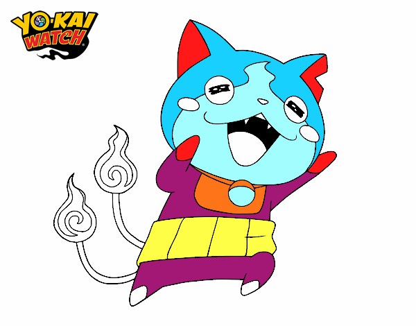 Jibanyan super feliz