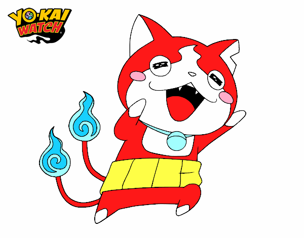 Jibanyan super feliz