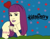 Dibujo Katy Perry pintado por linda423