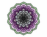 Dibujo Mandala pétalos de flor pintado por Camiforero