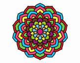 Dibujo Mandala pétalos de flor pintado por yamila122