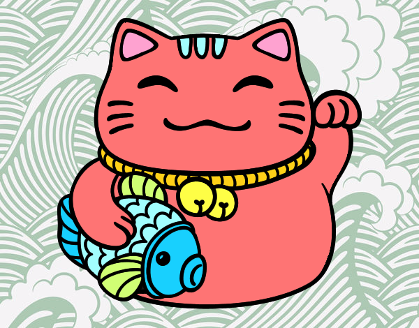 Maneki-neko de la abundancia