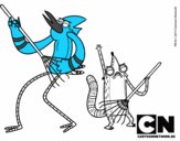 Mordecai y Rigby