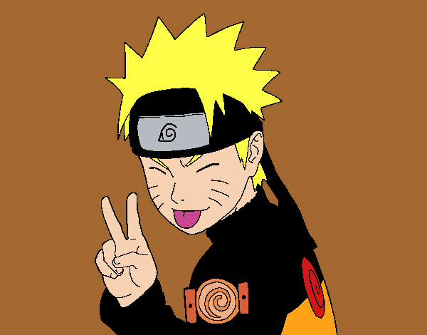 Naruto sacando lengua