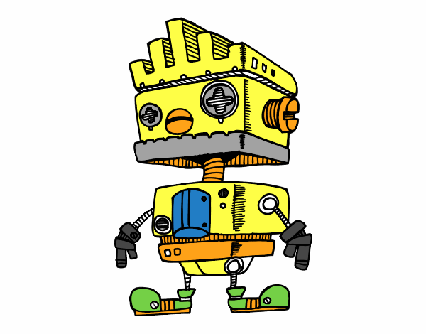 Robot con cresta