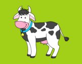 Dibujo Vaca de granja pintado por Cristina_l