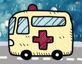 Dibujo Ambulancia cruz roja pintado por Lucchii