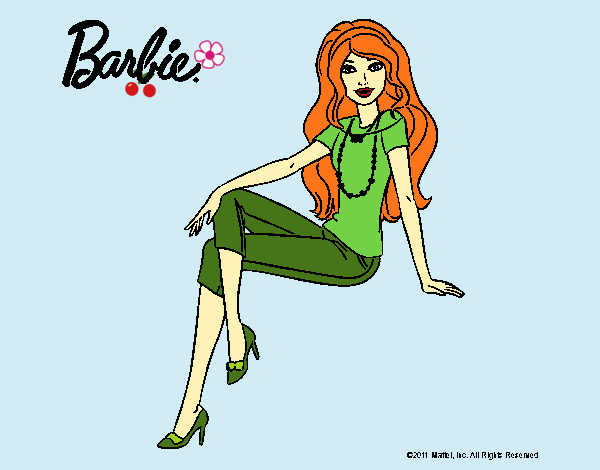 Dibujo Barbie moderna pintado por LunaLunita