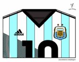 Camiseta del mundial de fútbol 2014 de Argentina